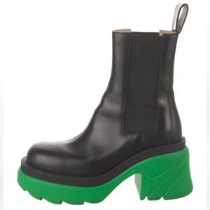 Bottega Veneta Leather Platform Boots